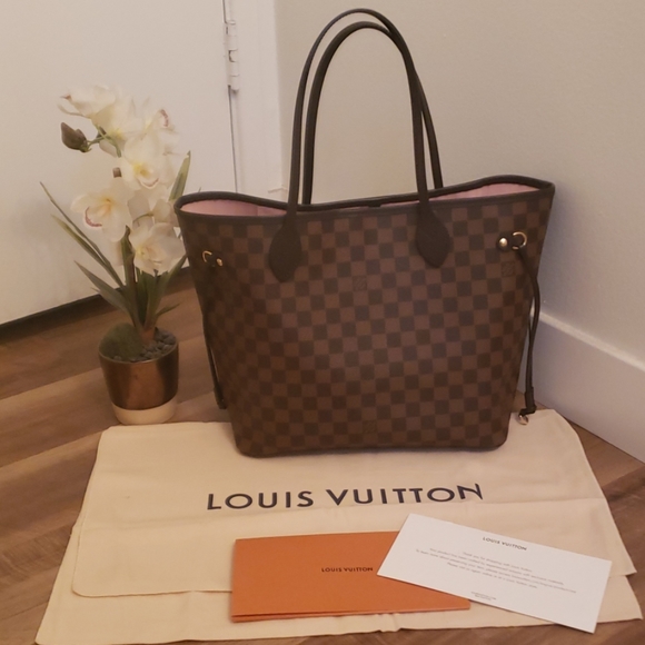 Louis Vuitton Handbags - Louis Vuitton Neverfull Mm Damier Azur